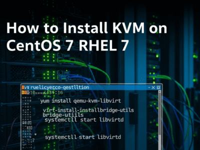 How to Install KVM on CentOS 7 / RHEL 7